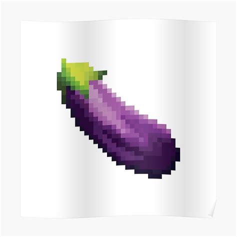 Eggplant Emoji Posters Redbubble