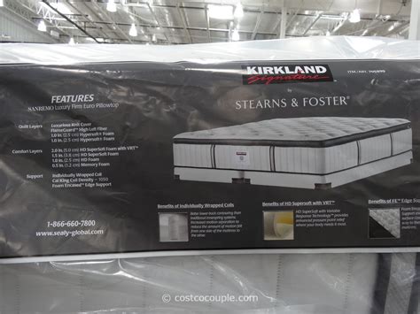 An unbiased overview of the four stearns & foster collections. Kirkland Signature Sterns and Foster San Remo Mattress