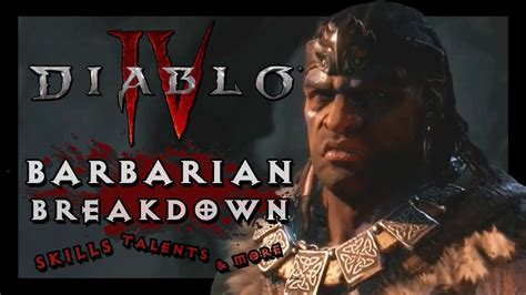 Diablo 4 barbarian class breakdown. Diablo 4 NEW - Barbarian Breakdown | All Skills, Talents ...
