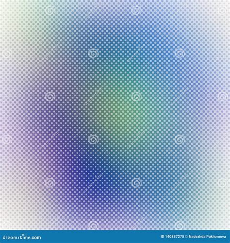 Abstract Gradient Blurry Background With Halftone Dots Texture