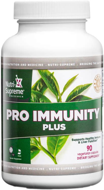 Nutri Supreme Research Kosher Pro Immunity Plus 90 Vegetarian Capsules