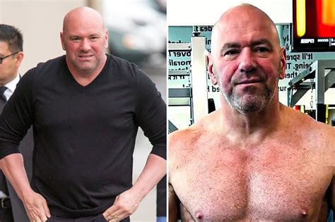ufc chief dana white shows off six pack in stunning body transformation after he was told he had