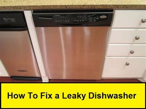 Shop for dishwasher leaks at best buy. How To Fix a Leaky Dishwasher (HowToLou.com) - YouTube
