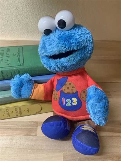 Sesame Street Talking Counting 123 Cookie Monster Figure Plush 2013