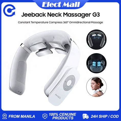 Xiaomi Authentic Jeeback G3 Electric Wireless Neck Massager Tens Pulse Relax Relieve Pain New 4
