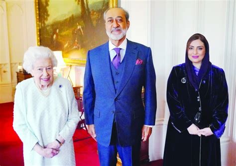 Hm Meets Queen Elizabeth Ii Oman Observer