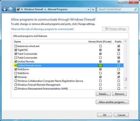 How To Configure Windows Firewall Unified Remote