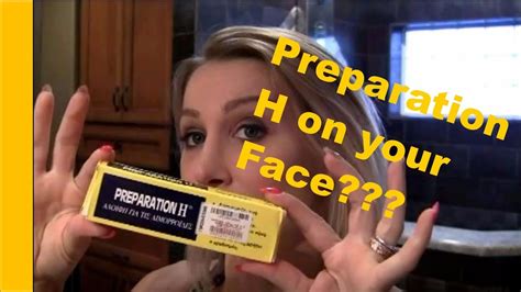 Beauty Secrets Preparation H On Your Face Youtube