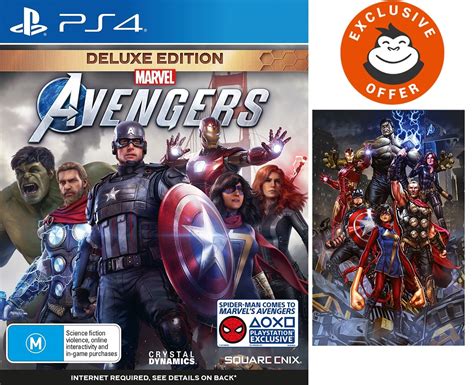 Marvels Avengers Deluxe Edition Ps4 Buy Now At Mighty Ape Nz