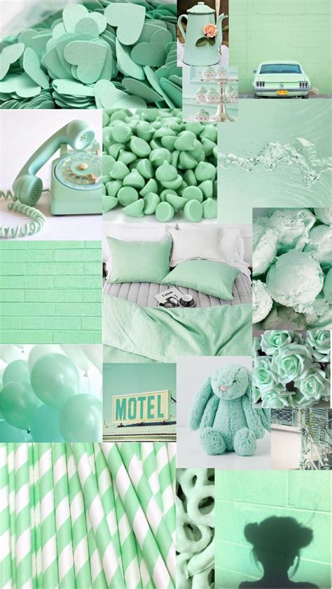 Turquoise Aesthetic Background Aesthetic Pastel Wallpaper Mint Green