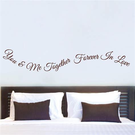 Romantic Bedroom Wall Quote Decal From Trendy Wall Designs