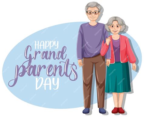 Free Vector Happy Grandparent Day Banner