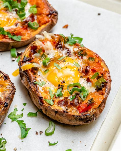 They're closer in texture to butternut squash or a turnip than a white potato recipe variations. Twice Baked Stuffed Sweet Potatoes with Bacon and Eggs for ...