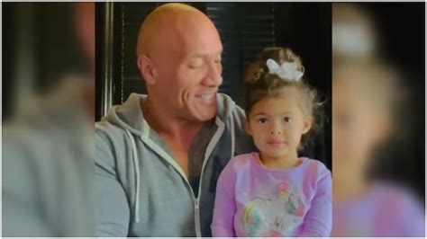 dwayne johnson shares super cute video of his conversation with daughter tiana watch trending
