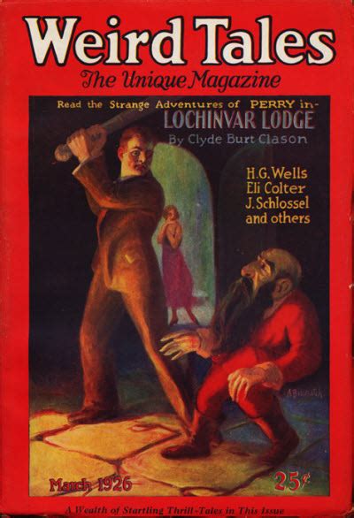 Publication Weird Tales March 1926
