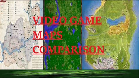 Video Game Map Size Comparaison Bar Chart Youtube
