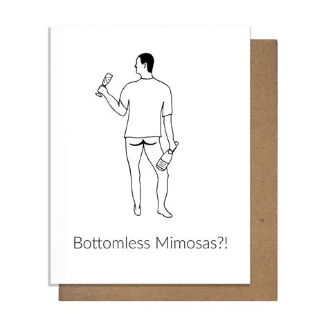 Bottomless Mimosas Card Pretty Alright Goods