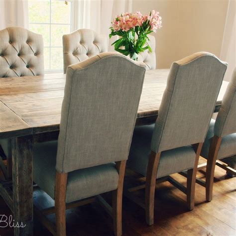 Though the table would complement an assortment of dining room chair styles, the emmerson reclaimed wood dining bench creates a cohesive. Tufted Dining Room Furniture | Farmhouse dining chairs ...