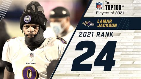 24 Lamar Jackson Qb Ravens Top 100 Players In 2021 Youtube