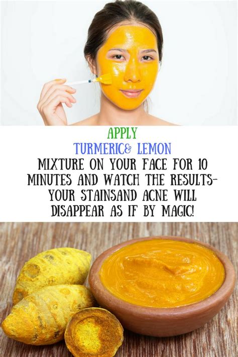 Brightening Turmeric And Lemon DIY Face Mask ATOZ HEALTH TIPS In 2020