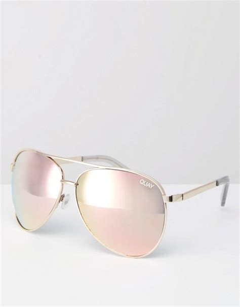 1440 x 1280 jpeg 99 кб. Quay Australia | Quay Australia vivienne rose gold metal aviator sunglasses