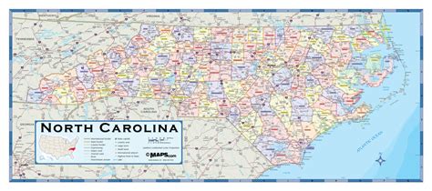 North Carolina County Wall Map Images And Photos Finder