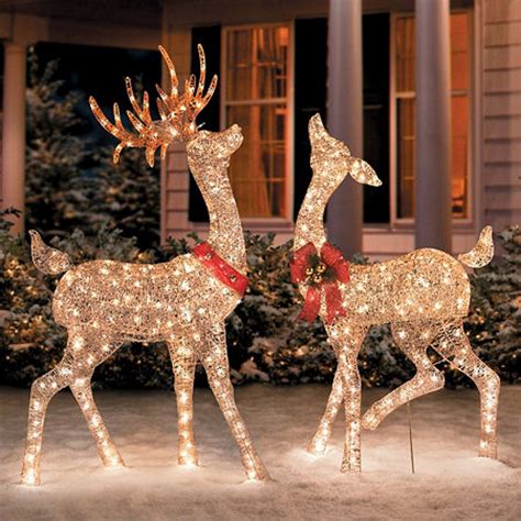 Figurines Reindeer Art Christmas Tree Decoration Reindeer Christmas