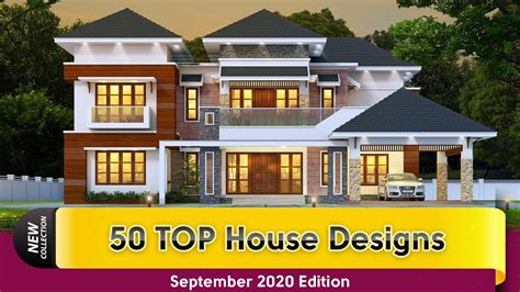 Best 50 House Plans Of September 2020 Kerala Home Design Youtube