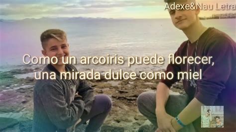 Es Amor Letra Adexe Y Nau Youtube