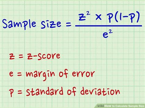 The critical value is typic. How to Calculate Sample Size: 14 Steps (with Pictures ...