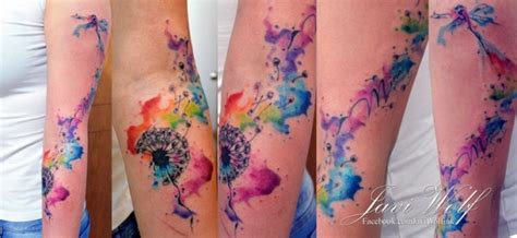 15 Epic Watercolor Dandelion Tattoo 24 Gorgeous