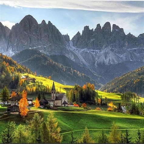A Valley In The Dolomites Italy Italy Beaches Wonders Of The World