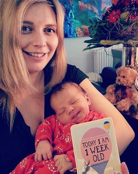 Rachel Riley Shares Adorable New Photo Of Newborn Daughter Maven One
