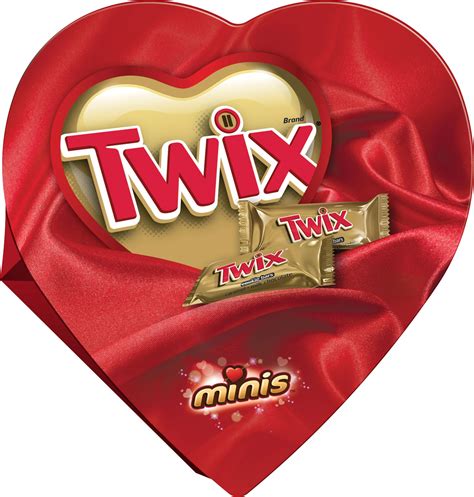 Twix Miniatures In Valentine Heart Shaped Box 775 Oz