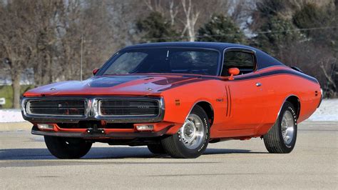 Wallpaper Dodge Charger Red Cars Sports Car Classic Car Land