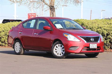 Certified Pre Owned 2017 Nissan Versa Sedan Sv 4dr Car In Modesto