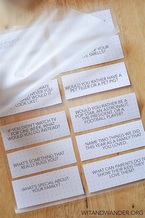 December table topics are great conversation starters to get kids talking at the dinner table. Free Printable Dinner Table Talk Cards - Our Handcrafted ...