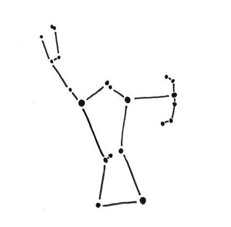 Items Similar To Orion Constellation Temporary Tattoo Set