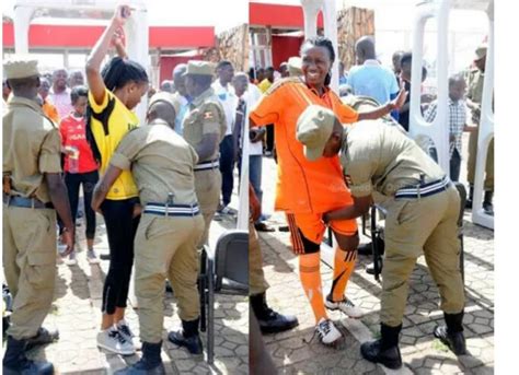 Omg See How Ugandan Security Men Touch Womens Private
