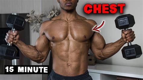 Minute Dumbbell Chest Workout At Home No Bench Needed YouTube