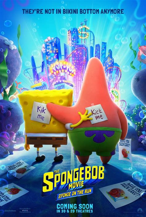 The Spongebob Movie Sponge On The Run 2020 Poster 1 Trailer Addict