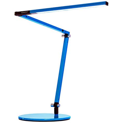 The lamp is a bit lightweight. Koncept Gen 3 Z-Bar Mini Warm Light LED Desk Lamp Blue - #X7075 | Lamps Plus