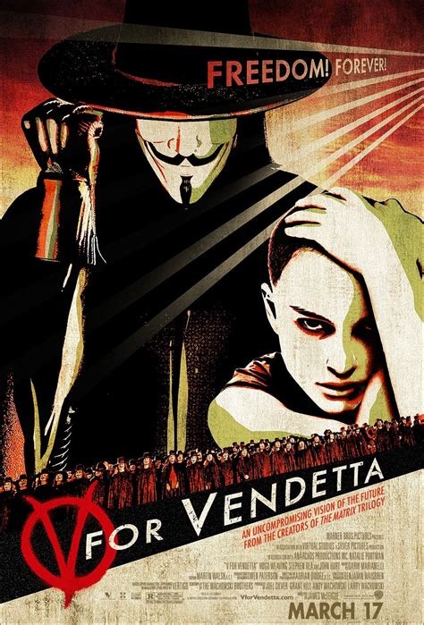 Based on the graphic novel by alan moore, v for vendetta takes place in an alternate vision of britain in which a corrupt and abusive totalitarian government has risen to complete power. The Five Best R-Rated Comic Book Movies (Updated 2013)