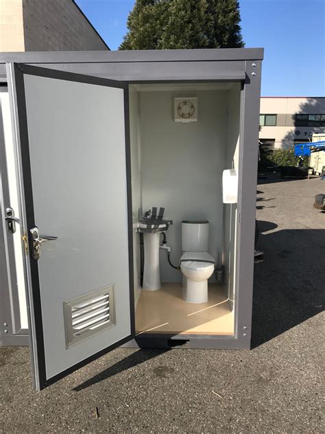 2020 Bastone 110v Double Door Portable Toilet Building