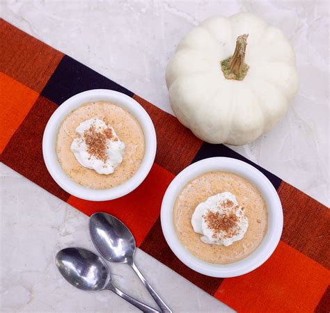 Pumpkin Panna Cotta Is A Creamy Italian Custard Made With Pumpkin