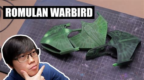 Making A Paint Plan For Romulan Warbird YouTube