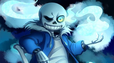 Blue Sans Wallpapers Wallpaper Cave