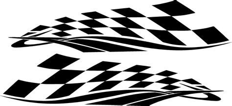 Checkered Flag Car Decals Truck Vinyl Racing Graphics Xtreme Digital