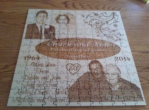 These plans have been sitting in my computer for a while now. Wooden puzzle I made for the 50th anniversary party for my ...
