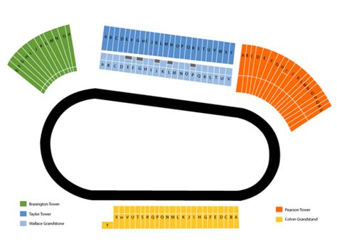 Darlington Raceway Seating Chart And Events In Darlington Sc